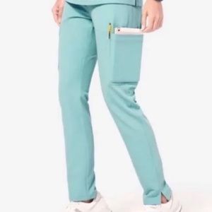 FIGS Yola High Waisted 2.0 - Skinny Scrub Pants - XL - Petite / Seaglass